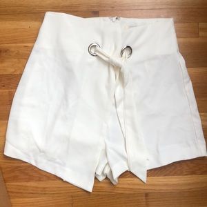 White skorts!